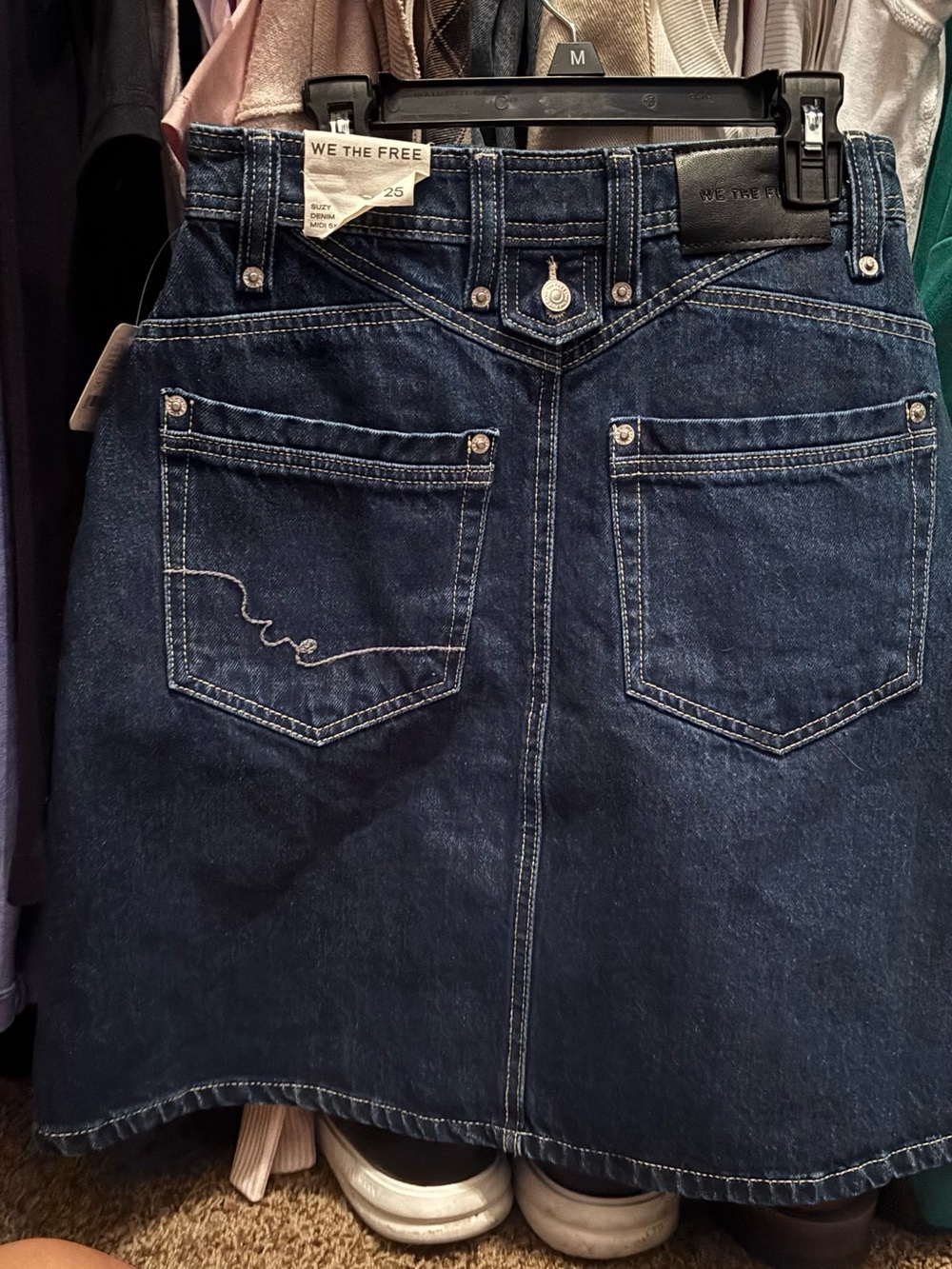 We The Free Denim Skirt NWT